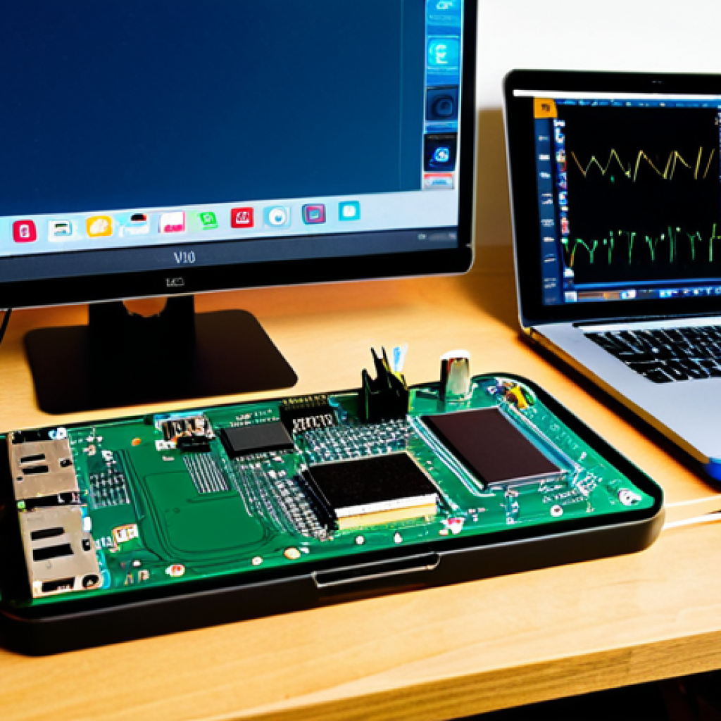 Modern Electronics Workbench**
"A brightly lit electronics workbench cluttered with components: a partially assembled PCB with SMD components, a multimeter, a soldering iron, and a laptop displaying KiCad software. The PCB has visible traces designed for high-speed signals. In the background, a wireless charging pad is wirelessly charging a smartphone. The scene is professional and clean, conveying innovation and technological advancement. Safe for work, appropriate content, fully clothed, professional, perfect anatomy, natural proportions, high quality."
**