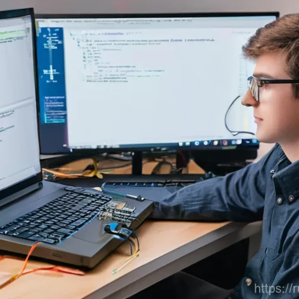 전자기술사와 관련된 인증 시험 종류 - **Prompt:** A focused male electronics engineer in his late 20s, with short, tidy hair, wearing a cl...
